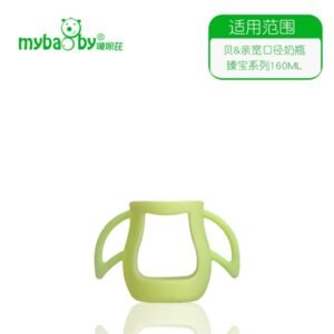 Quai silicon bọc bình sữa Loluli thủy tinh- xanh lá 160ml