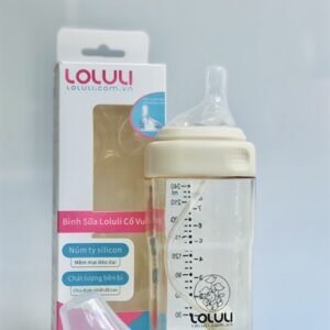 Combo 2 Bình sữa vuông Loluli PPSU beige 240ml