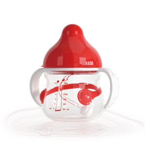 Bình Sữa Bụng Bầu Báo Nóng PP 180ml