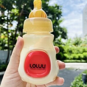 Combo 2 Bình sữa báo nóng kháng khuẩn Loluli gấu PPSM 120ml